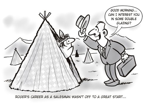 Roger's career as a salesman wasn't off to a great start...