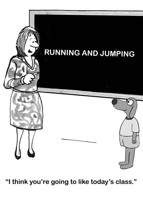 "I think you're going to like today's class."