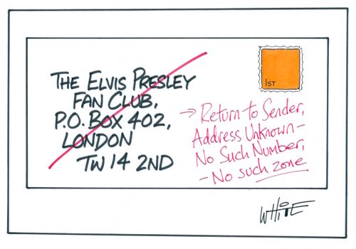 Elvis Presley Fan Club letter...