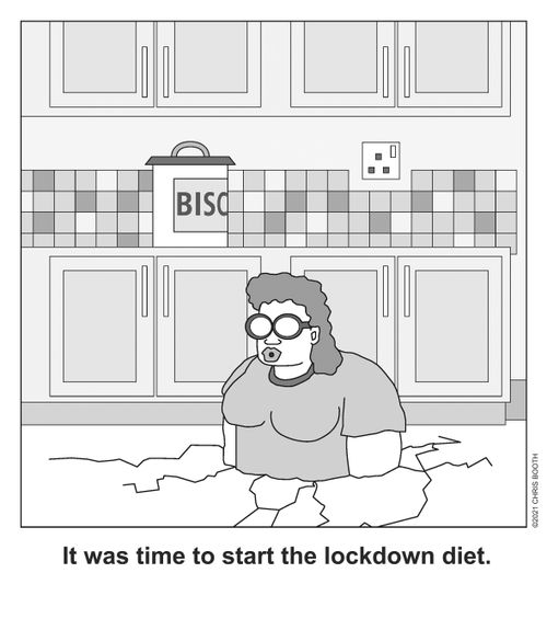 It was time to start the lockdown diet.