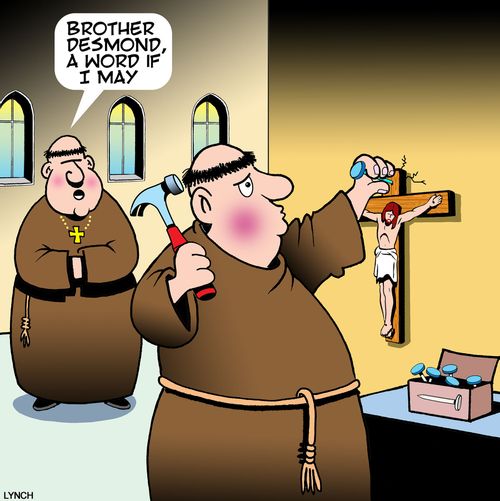 "Brother Desmond, a word if I may."