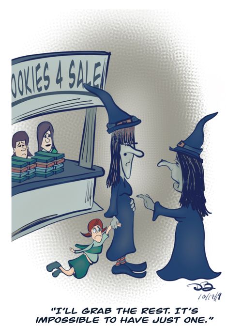 "I'll grab the rest. It's impossible to have just one."
