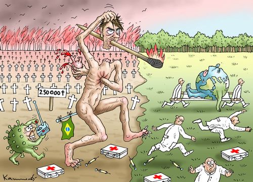 Bolsonaro's Management of Covid and Climate Change