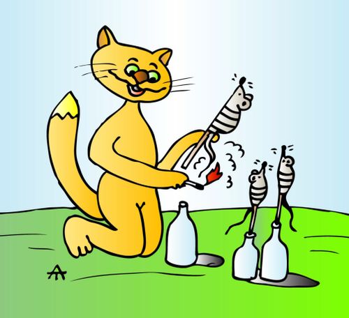 Cat and mice