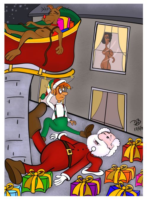 Santa Accident 