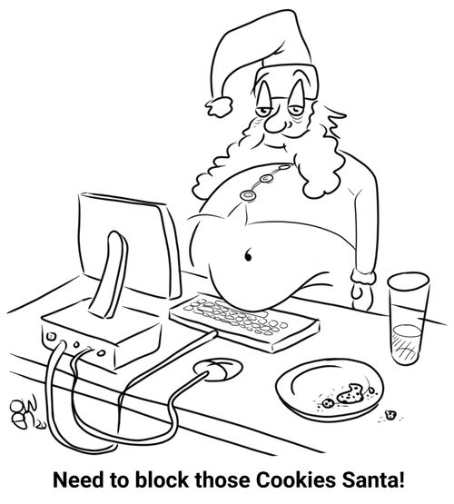 Need to block those Cookies Santa!