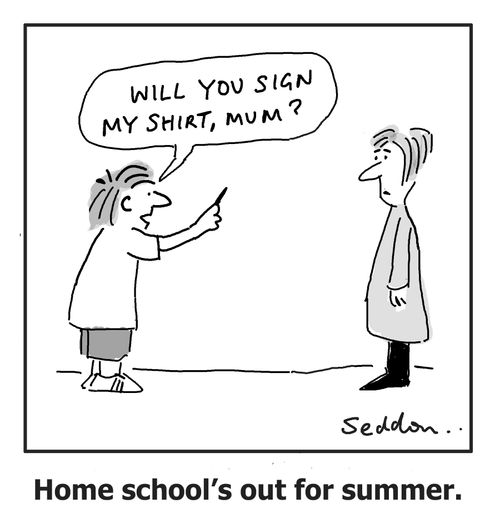 Home school's out for summer.
