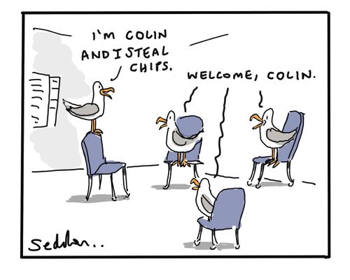 "I'm Colin and I steal chips."