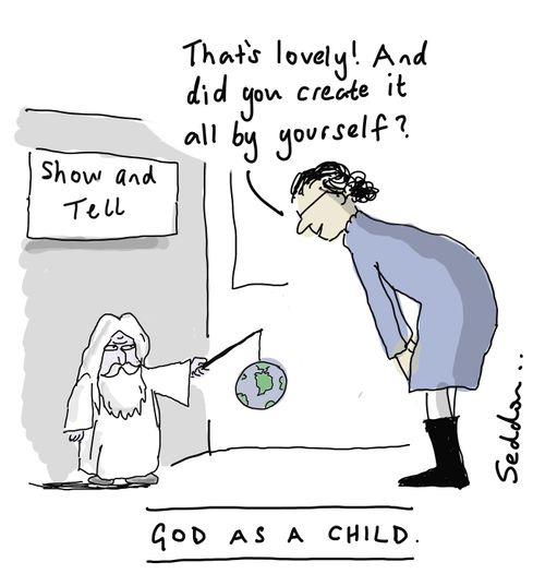 "That's lovely! And did you create it all by yourself?"