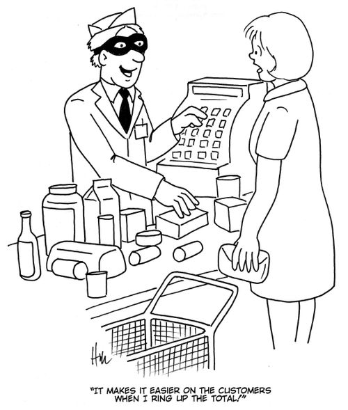 "It makes it easier on the customers when I ring up the total!"