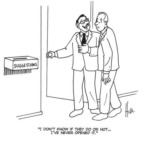 "I don't know if they do or not. . . I've never opened it."