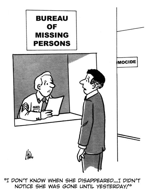 "I don't know when she disappeared... I didn't notice she was gone until yesterday!"