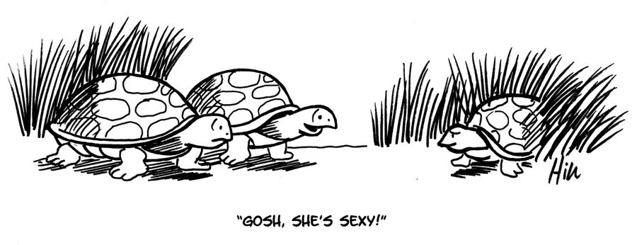 "Gosh, she's sexy!"