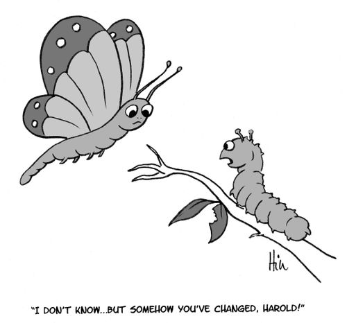"I don't know...but somehow you've changed, Harold!"