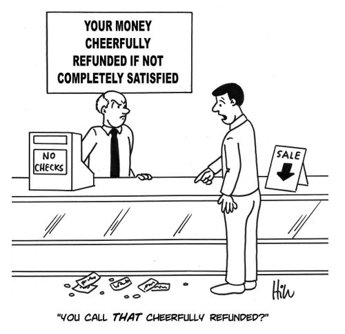 Your Money Cheerfully Refunded If Not Completely Satisfied.