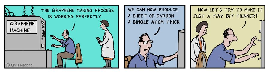 "The Graphene making process is working perfectly."