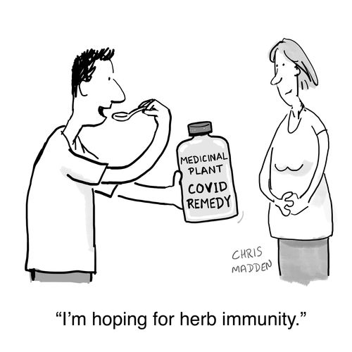 "I'm hoping for herb immunity."