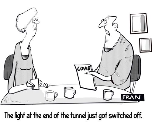 The light at the end of the tunnel just got switched off.