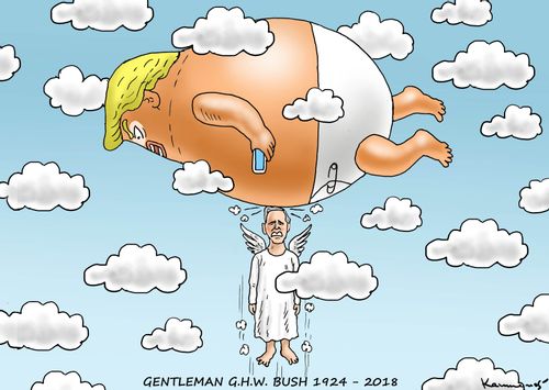 Gentleman G.H.W. Bush 1924-2018