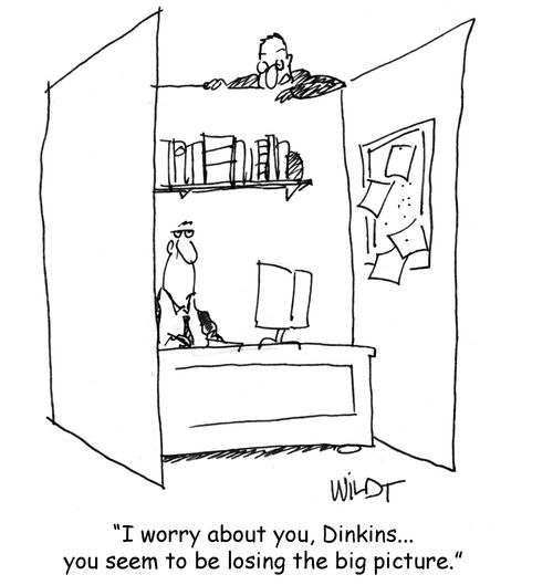 "I worry about you, Dinkins. . . you seem to be losing the big picture."