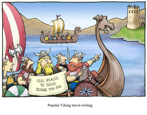 Popular Viking travel writing.