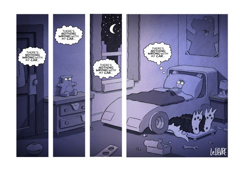 "There's nothing wrong with my car. . ."