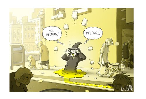 "I'm melting!"