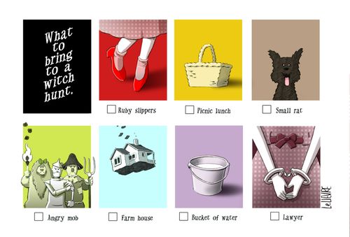 What to bring to a witch hunt
