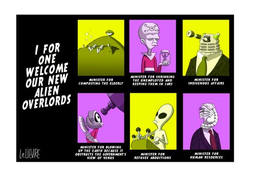 I for one welcome our new alien overlords