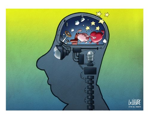 Heart Fights With The Brain