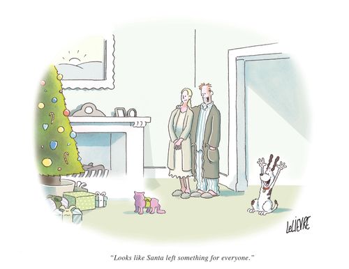 "Looks like Santa left something for everyone."