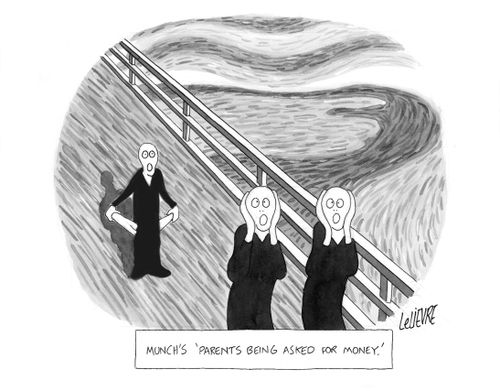 Munch's 'Parents Being Asked For Money'.