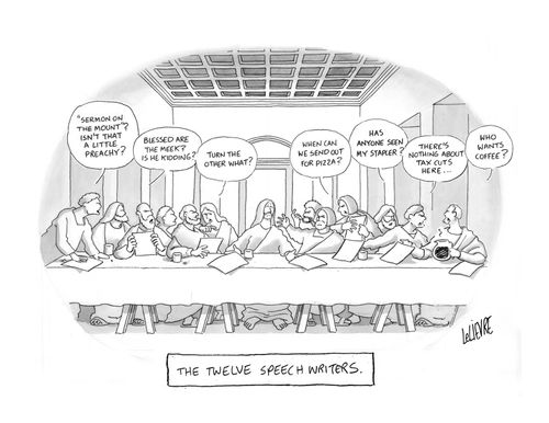 The twelve speech writers