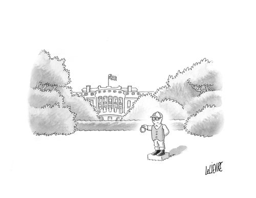 White House Lawn Jockey