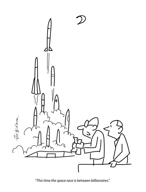 "This time the space race is between billionaires."