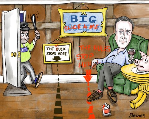 David Cameron - rules don't apply