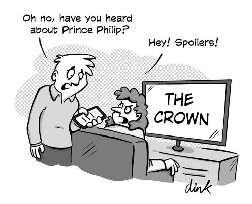 "Oh no, have you heard about Prince Philip?"