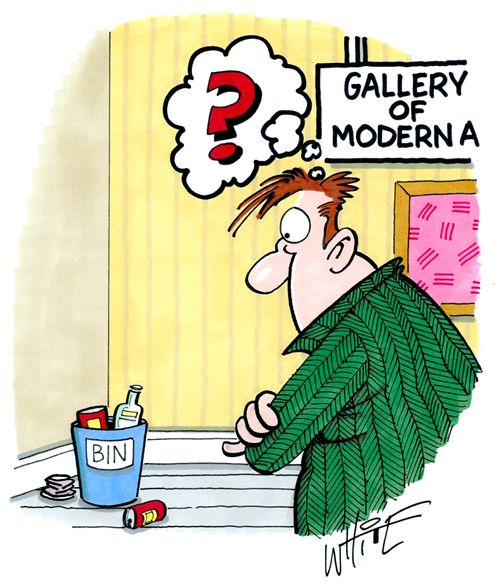 Bin in the Gallery of Modern Art