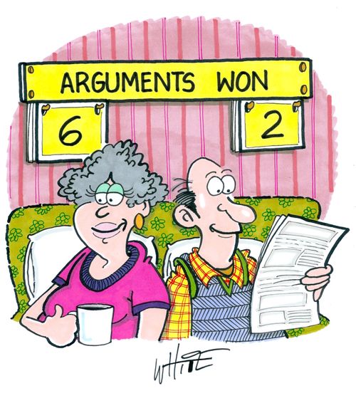 Marital Tally: Arguments Won