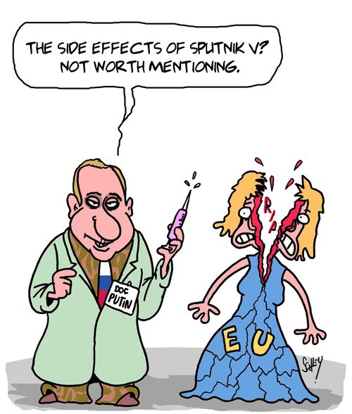 "The side effects of sputnik V? Not worth mentioning?"