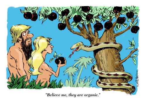 "Believe me, they are organic."