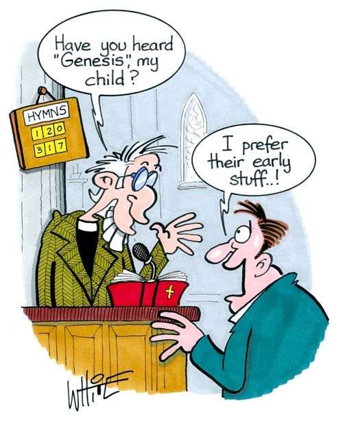 "Have you heard 'Genesis', my child?"