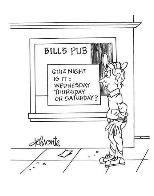 Bill's Pub quiz night