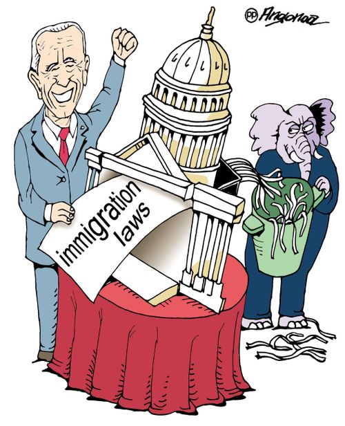 Biden immigration laws.