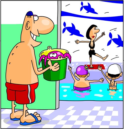 Swimming Prankster