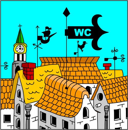 WC - Toilet Sign