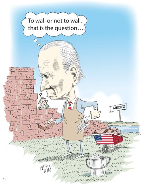 "To wall or not to wall, that is the question. . ."