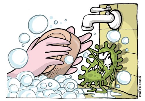 Soap and water against Covid