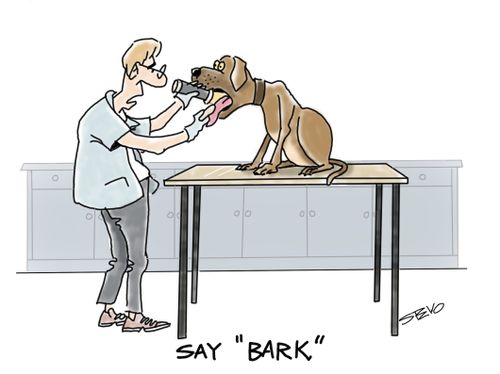 "Say 'Bark.'"