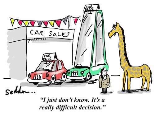 "I just don't know. It's a really difficult decision."